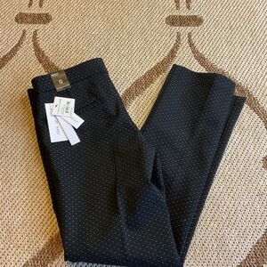 Amanda & Chelsea Black Polka Dot slim fit trousers Pants